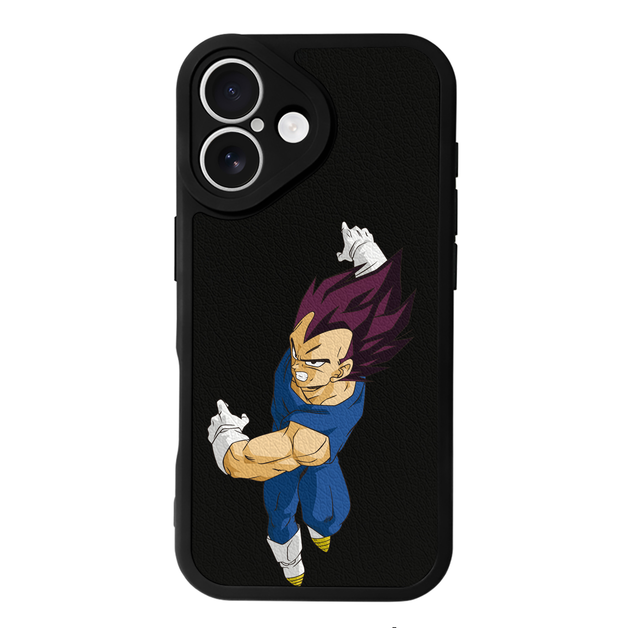 （画像用） ドラゴンボール ベジータ四世（Bejīta Yonsei）DRAGON BALL Vegeta IV 【iPhone 16シリーズ対応】シリコンスマホケース（レザー調） 材質：シリコン